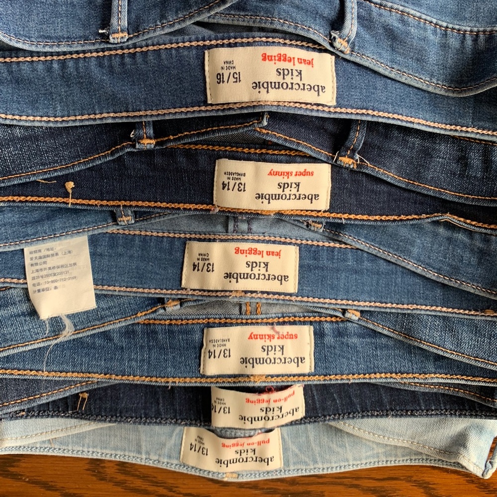 Abercrombie girls jean bundle